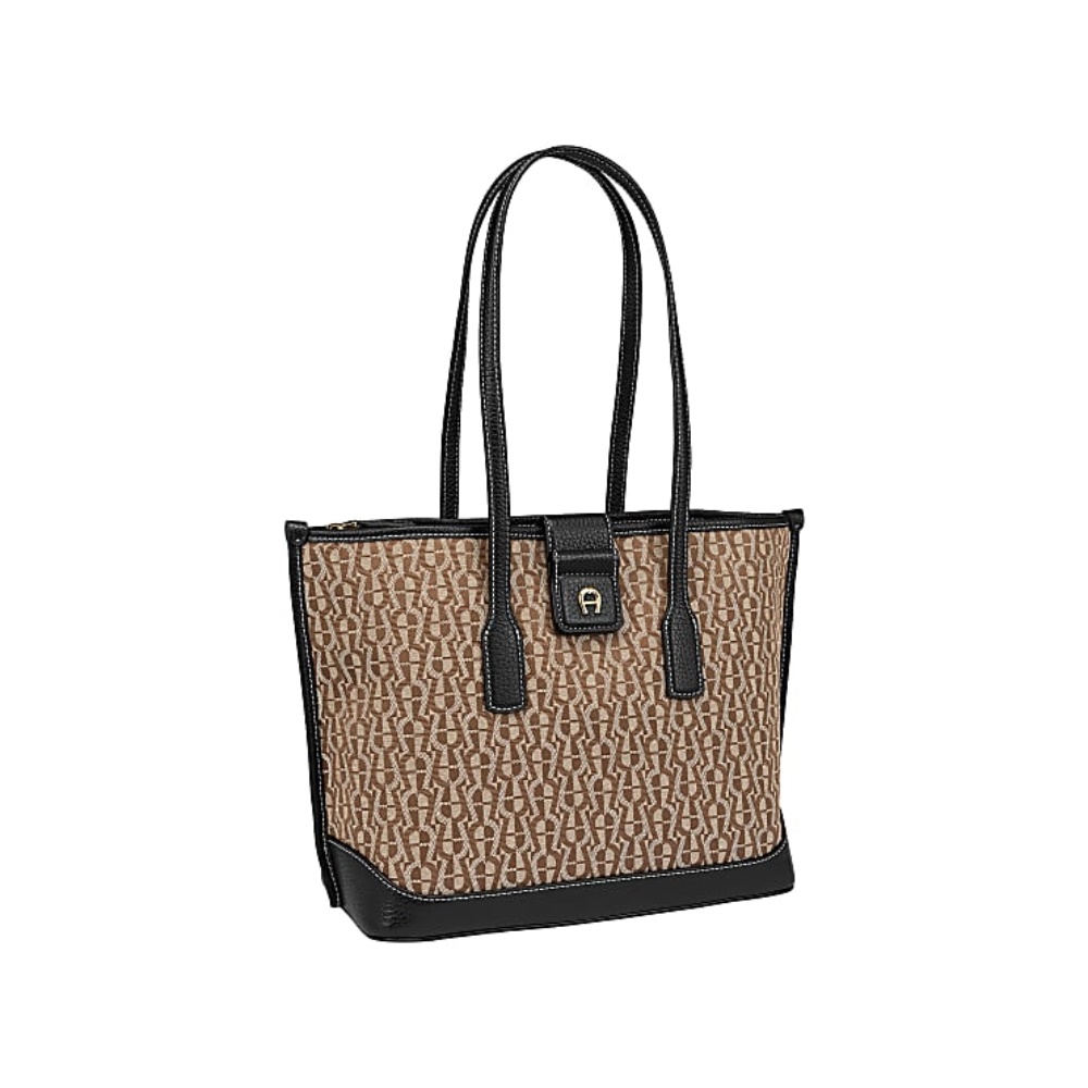 Aigner Shopper Emea L Leder Locher Seit 1822